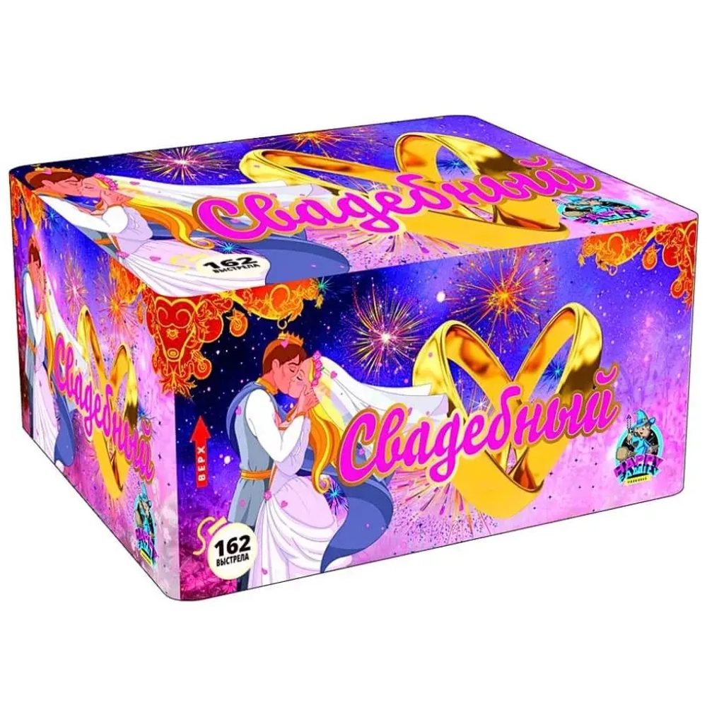 Батарея салютов Свадебный (FP-B371) от Фаворит Пиро Групп, 162 выстрела, 20–30 мм