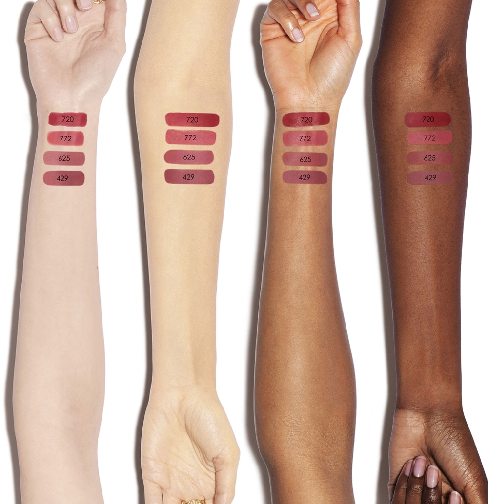 DIOR Rouge Dior - Помада для губ с долгим сроком носки, флакон с возможностью пополнения. оттенок 217 Corolle Velvet, 3 g