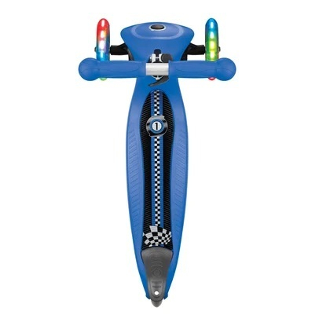 Самокат Globber Primo Foldable Fantasy Lights синий