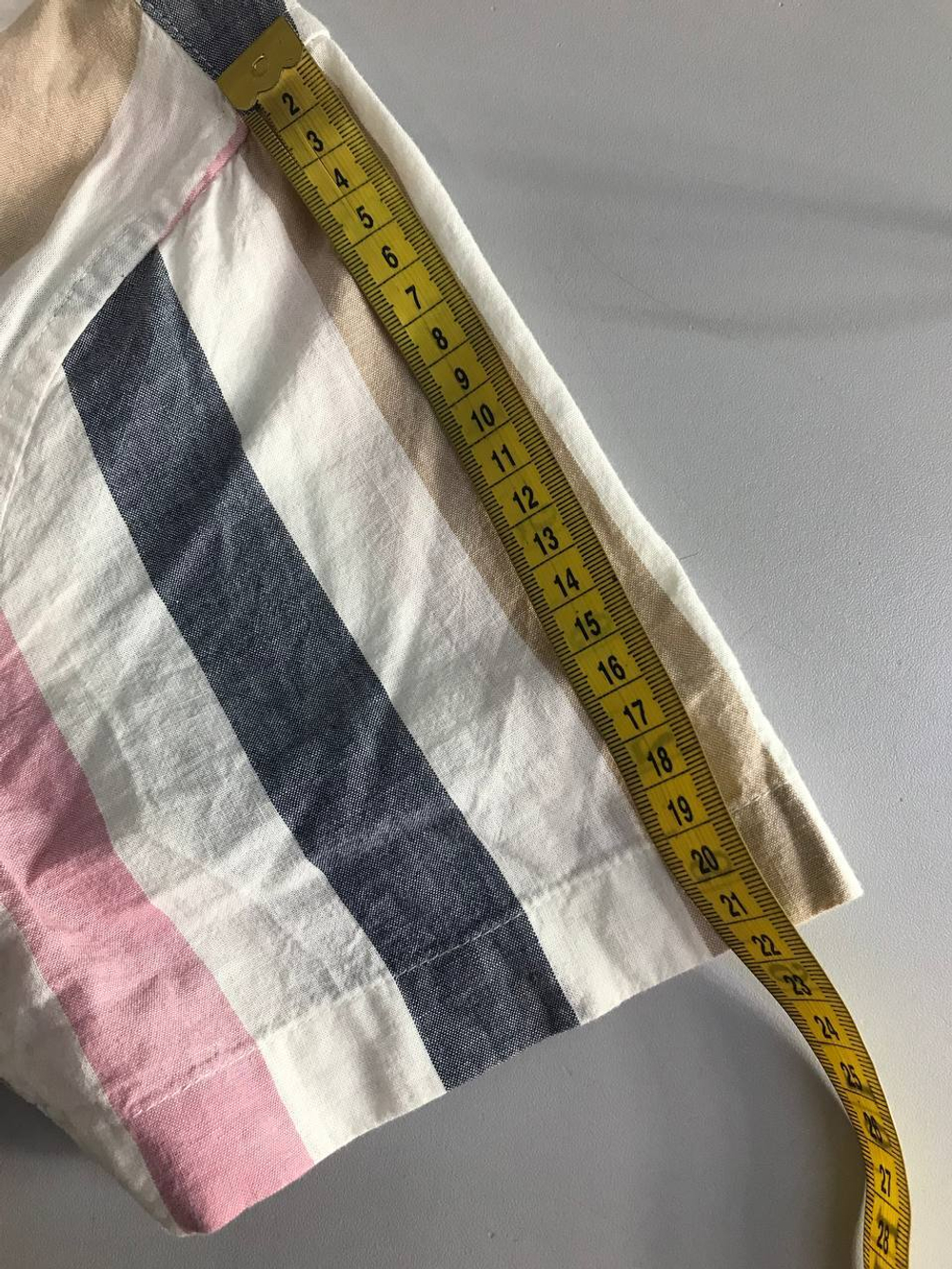 Рубашка Colin's в полоску, маркировка М, визуально 48 размер