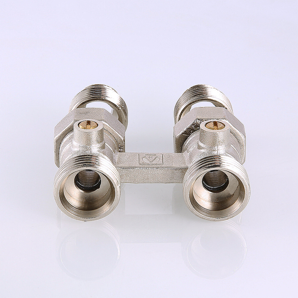 Узел для нижнего подключения радиатора (комплект) 1/2" х 3/4" («евроконус»)