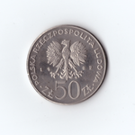 50 злотых 1982г. Польша. Польские правители-князь Болеслав III Кривоустый