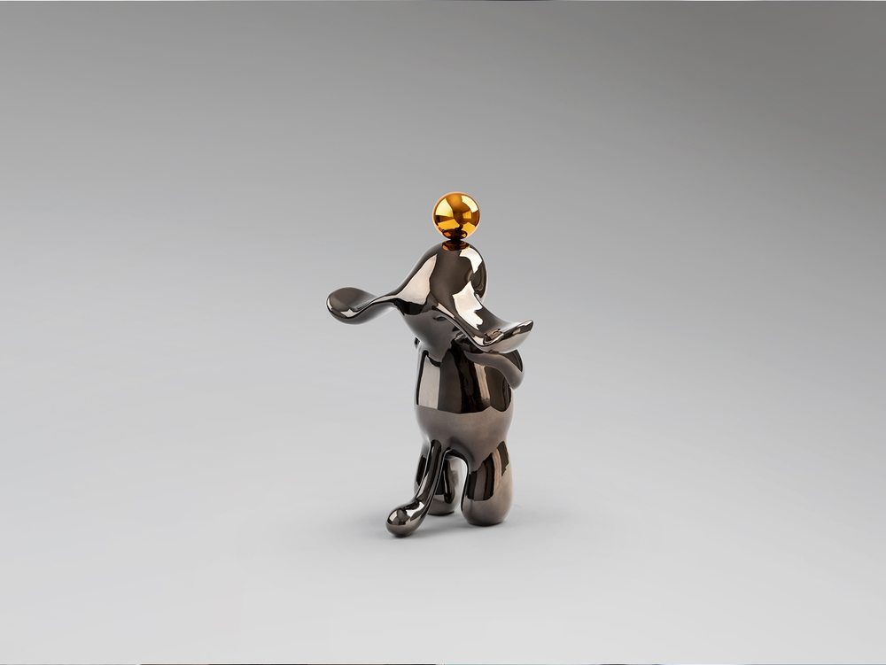 Conejo Декоративная фигура серый/оранжевый