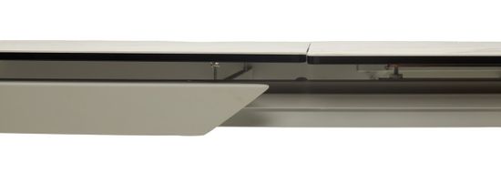 Стол CREMONA 180 KL-99 Белый мрамор матовый, итальянская керамика / белый каркас