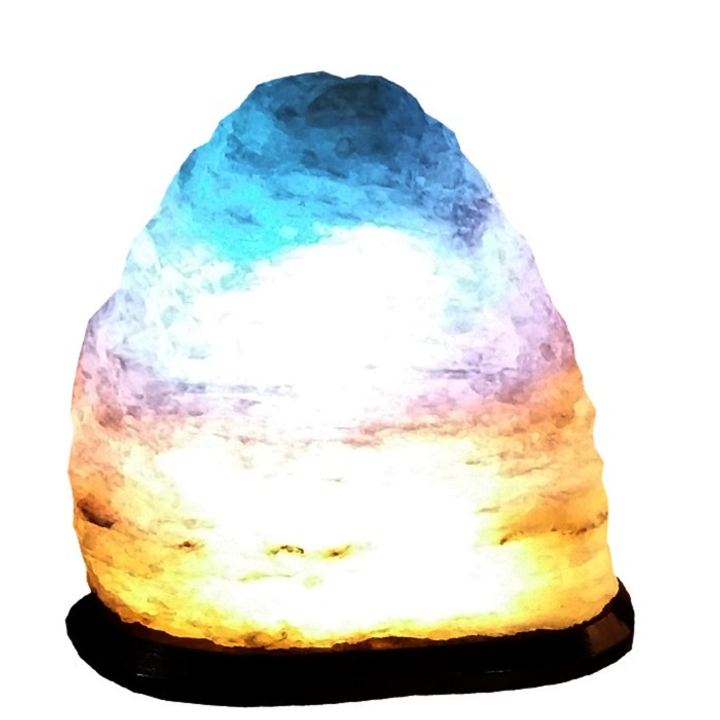 Солевая лампа "Скала" оранжево-бирюзовый 4-5 кг. 2000000050294