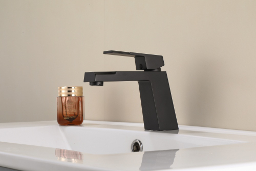 10095-C Смеситель для умывальника (ЧЕРНЫЙ) HansenPRO (10/1шт)