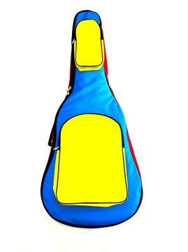 Чехол для гитары дредноут MEZZO MZ-ChG-12-3red/blue/yel