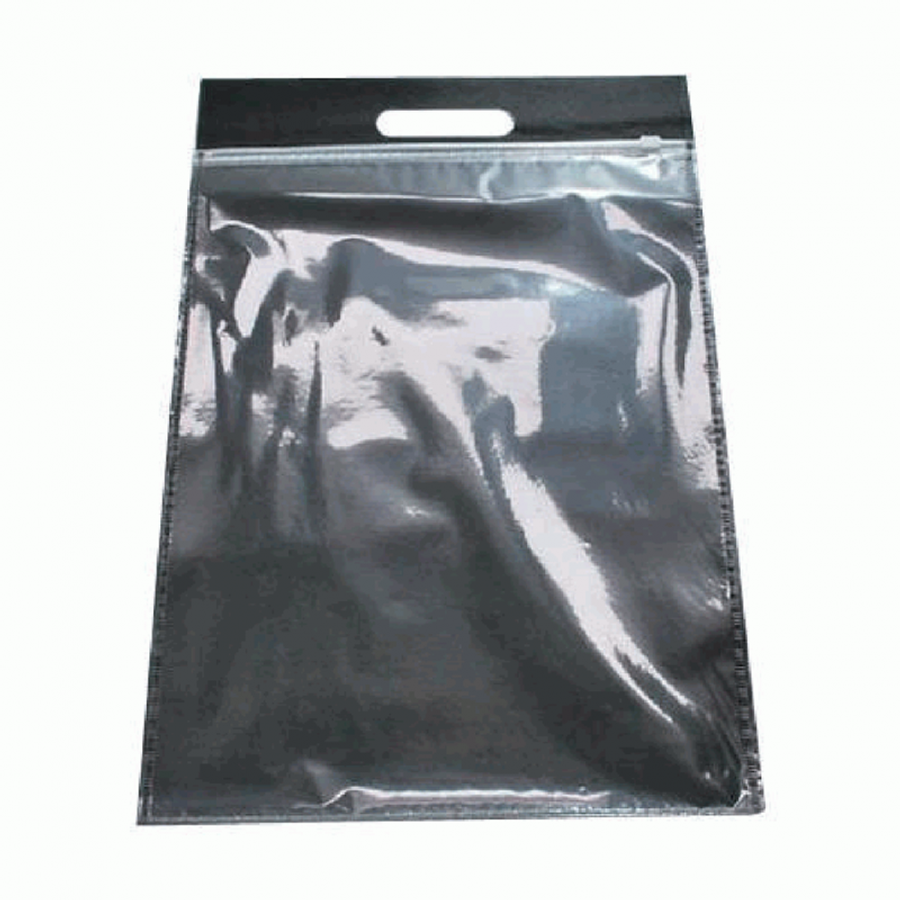 Пакет Zip-lock 50*70 с вырубной ручкой из спанбонда и полипропилена 60 мкм