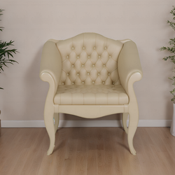 Кресло Марсель Айвори Беж