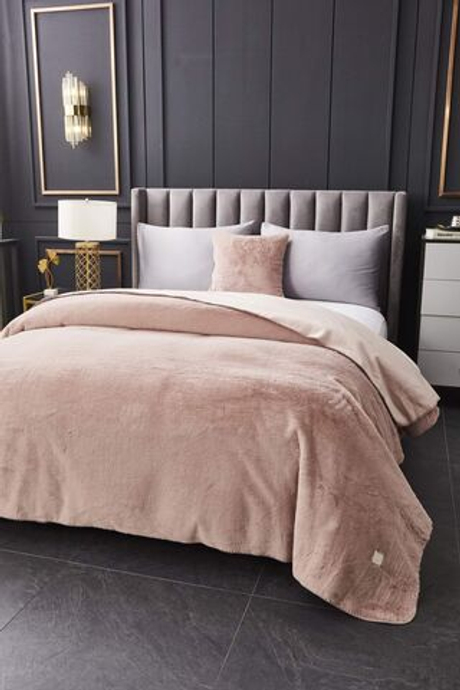 Плед 160х220 Sofi De MarkO Антуан розовый