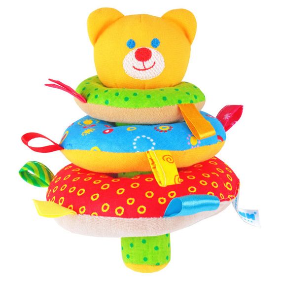 Игрушка погремушка &quot;Пирамидка Мишка&quot;