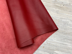 Fiesta Deep Red (1,6-1,8 мм), цв. Красный, натуральная кожа