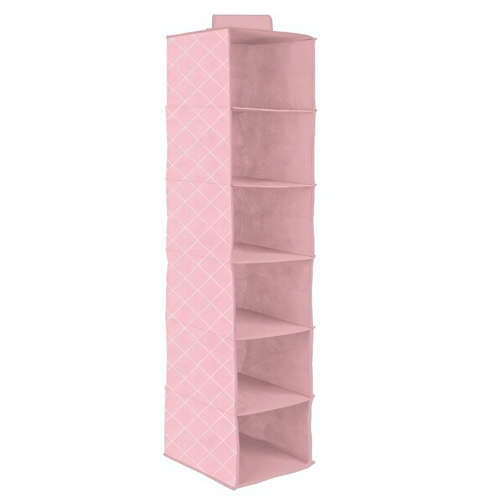 Кофр подвесной "Зефир" 6 секций, Д1200 Ш300 В300, розовый