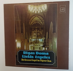 Винтажная виниловая пластинка LP Орган Рижского Домского Собора H. Purcell, T. Giordani, J. S. Bach, G. Caccini, M. Reger, G. Faure, A. Skulte, J. Guillou Die Grosse Orgel Im Rigaer Dom (СССР 1978)