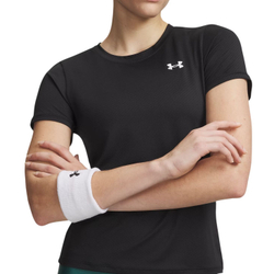 Женская теннисная футболка Under Armour Tech Mesh - black/white