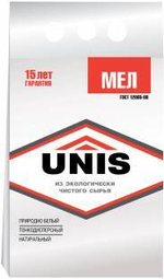 Мел строительный UNIS тонкодисперсный, природно-белый, 5 кг
