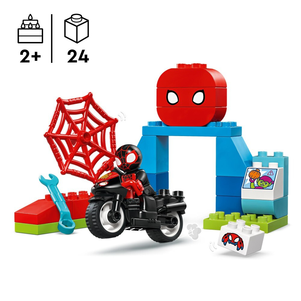 LEGO DUPLO Spidey - Мотоциклетное приключение Спины 10424 / артикул   10424  / GTIN 5702017583792