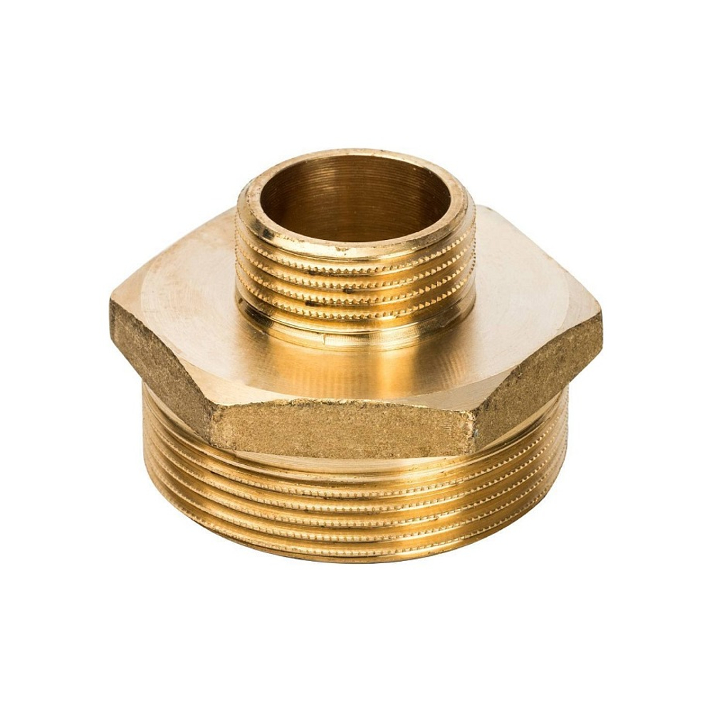 Ниппель редукционный STOUT SFT 0003 - 2" x 1" (для стальных труб, латунь без покрытия)