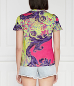 Футболка Versace Jeans Couture - разноцветная(76HAH6P3JS350)