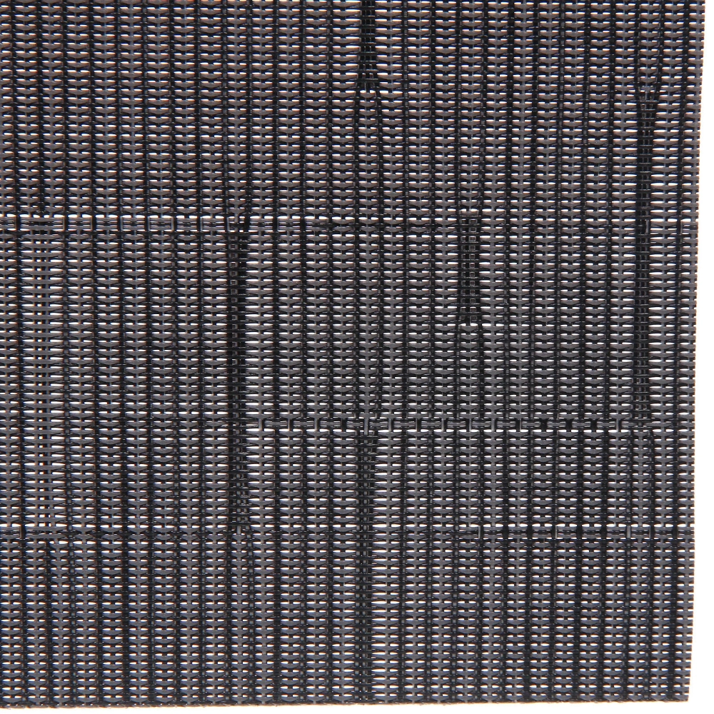 Салфетка на стол 30*45см «Строчка» плетеная, черная