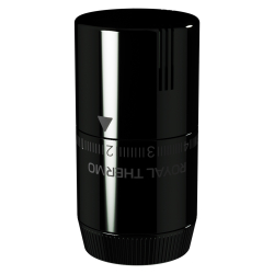 Термоголовка жидкостная Royal Thermo Design М30х1,5 (хром черный)