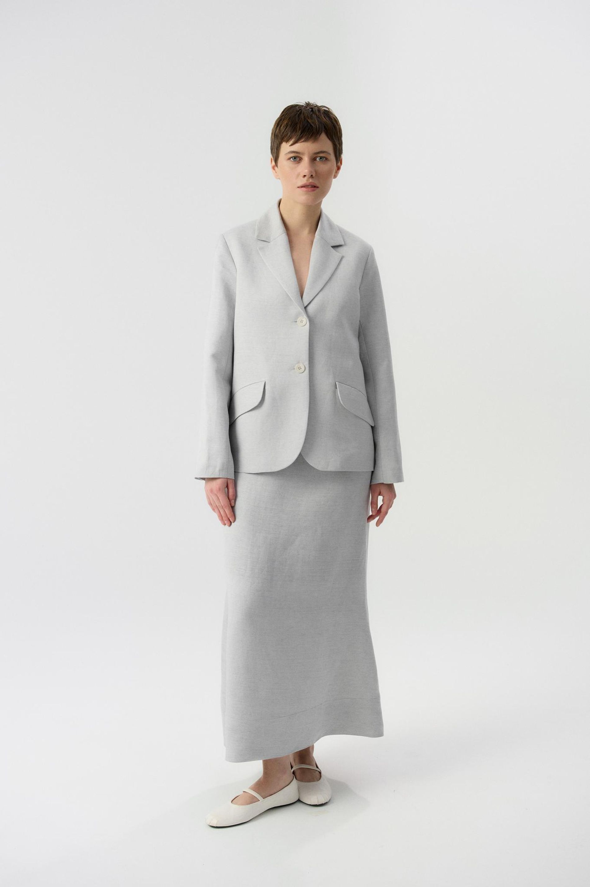 Юбка миди silver