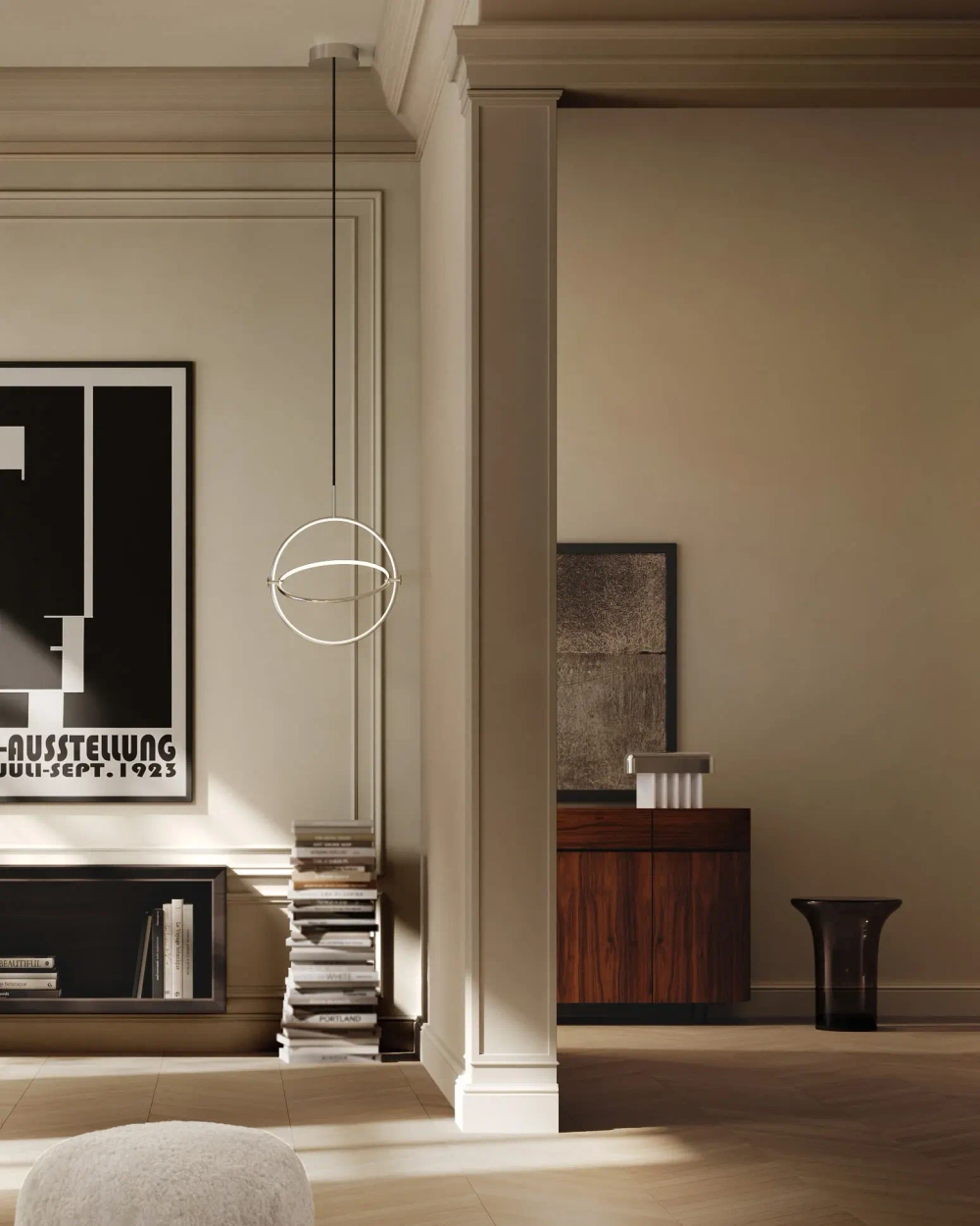 Стол 101 Copenhagen Trumpet Table, Tall - Smoked Forest