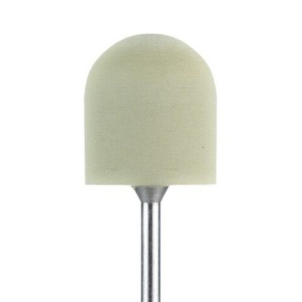 Полировщик силиконовый желтый Конус закругленный большой, 800 грит