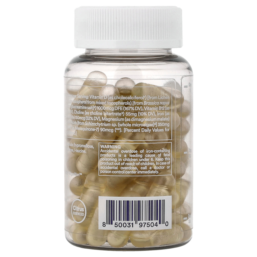 Ritual, Essential для женщин, пренатальные мультивитамины, цитрусовый вкус, 60 веганских капсул