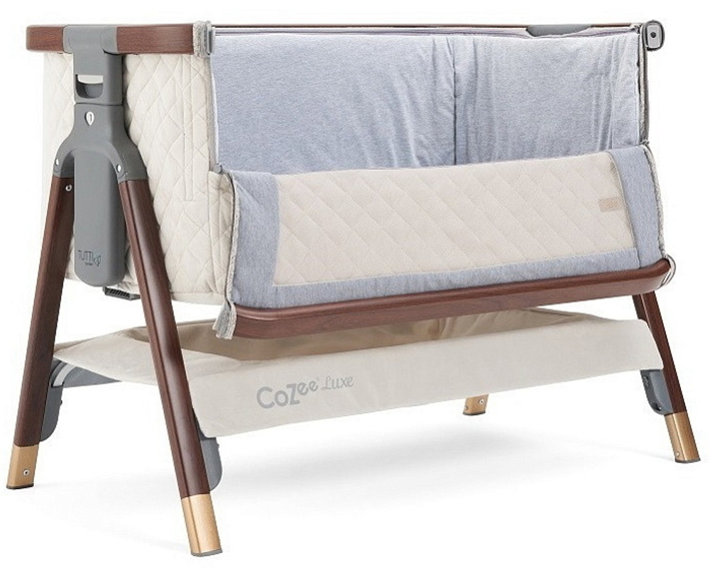 Колыбель приставная Tutti Bambini CoZee Luxe с колесами GTD Walnut/Cream