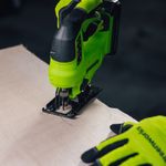 Лобзик акк. Greenworks GD24JS90, 24V, б/щет, 90 мм,0-3000/мин,4 ст.маятник,LED,1х4Ач,ЗУ,кор (3601707CUB)