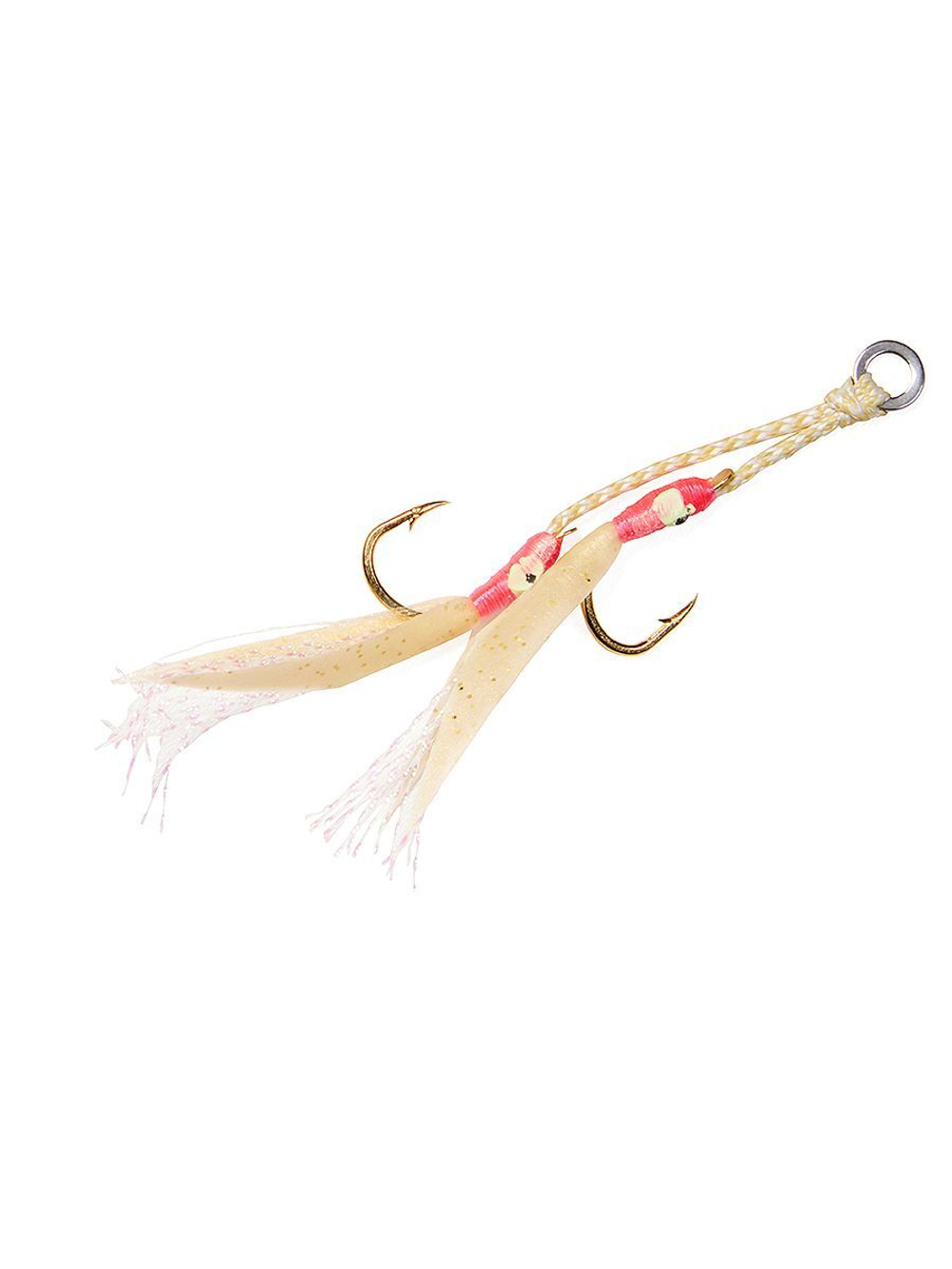 Крючок двойной Double Assist Hook ASARI Flash Fly SS #04; 1 шт.