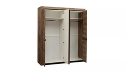 33.01 Лючия 4-х дв. шкаф для одежды кейптаун/венге