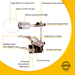 Лупа штативная Levenhuk Zeno Refit ZF19 - фото 15