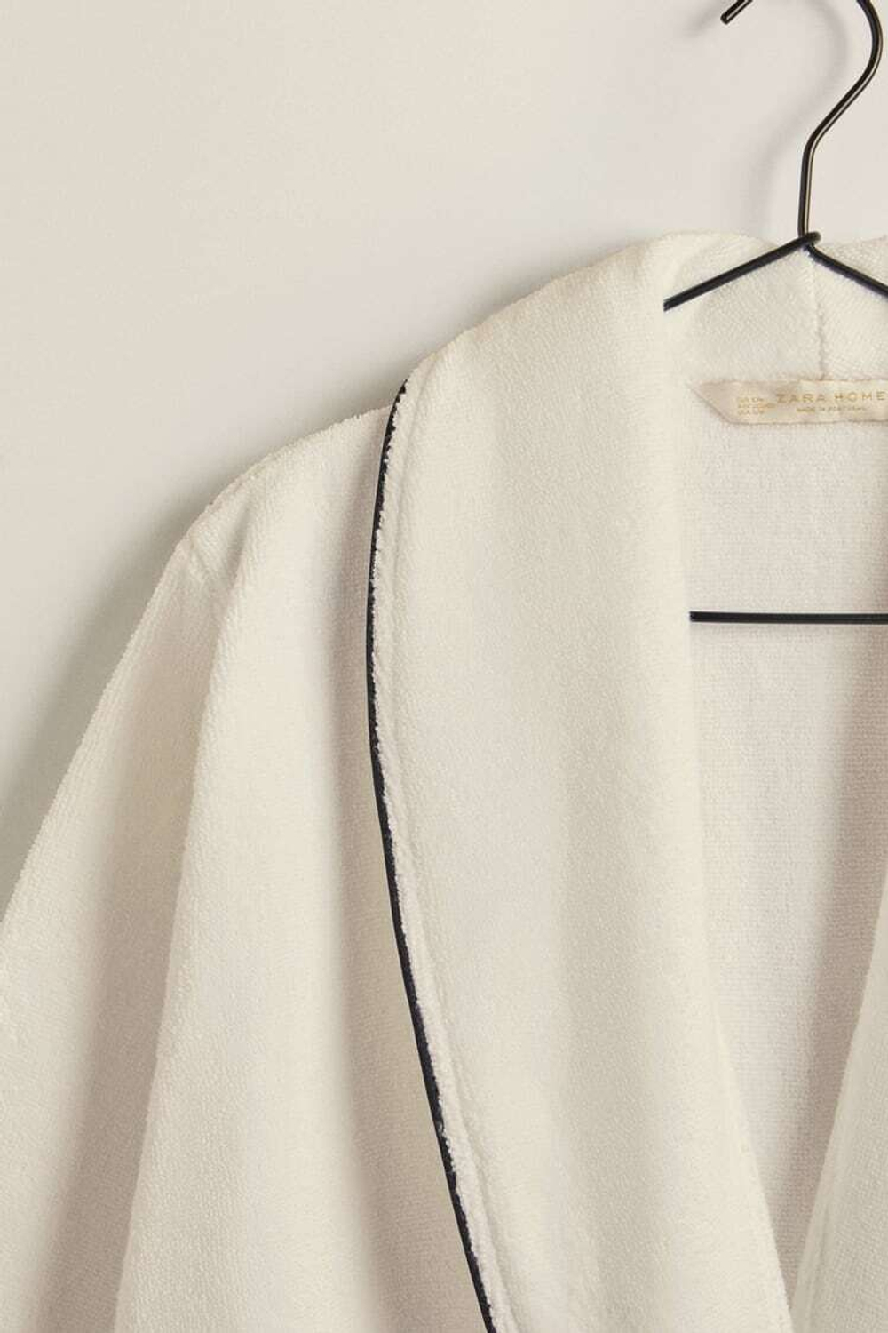 ZARA HOME ХАЛАТ ИЗ ХЛОПКА,  БЕЛЫЙ