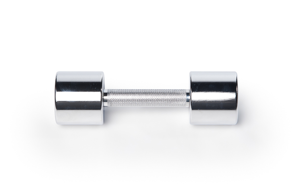 Гантель хромированная, 5 кг