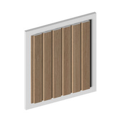 Стеновая панель HiWood декорированная, 270x12 см