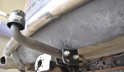 Фаркоп на Jeep Grand Cherokee WK2 2011-2021, кроме SRT8. Без выреза в бампере. Тип шара: A. Нагрузки: 2500/100 кг, JW 03