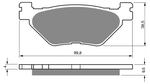 Колодки тормозные Goldfren 165 S3