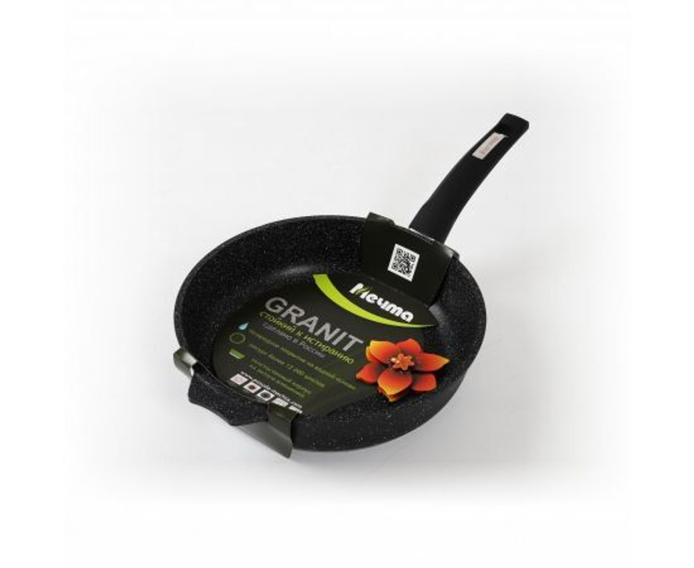 Сковорода Гранит диаметр 28см, антипригарное покрытие, для всех плит, кроме индукции 28701 Мечта