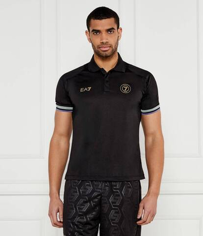 Поло EA7 - черный(7M000257 AF13537)