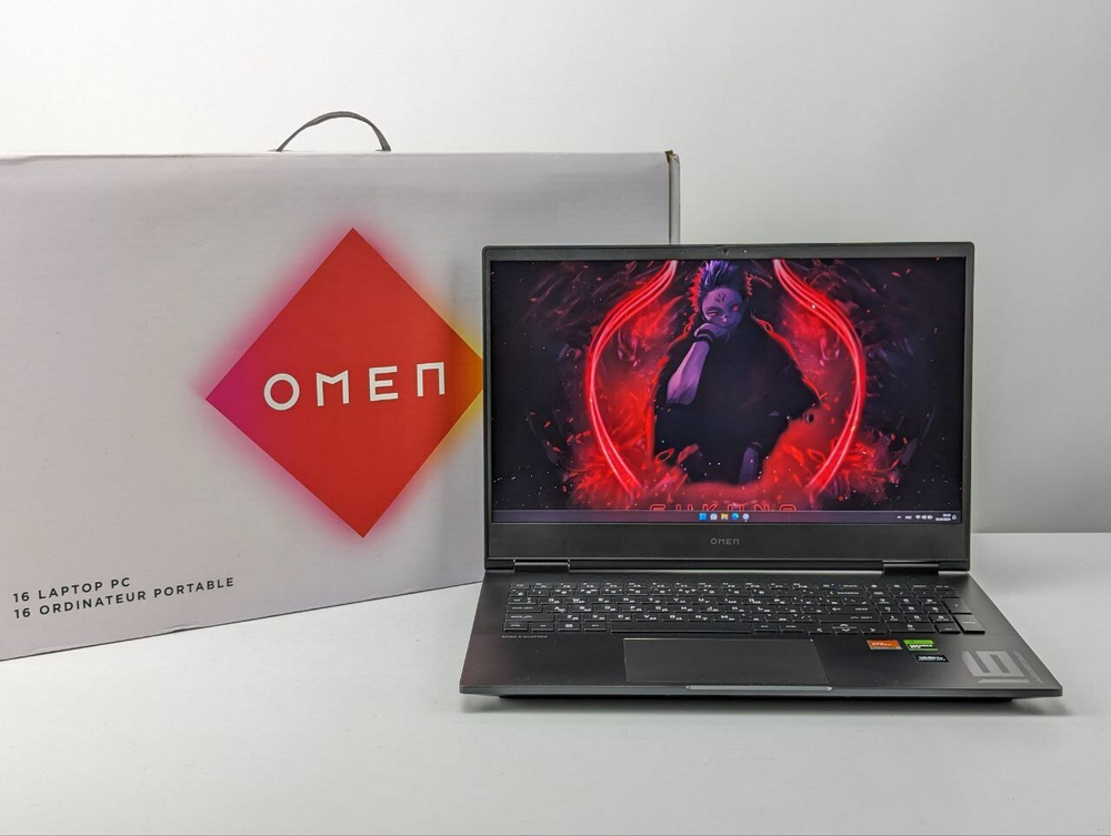 16.1" Игровой Ноутбук HP Omen 16, 1920*1080 IPS 165 Hz, AMD Ryzen 7 7840H, Nvidia GeForce RTX 4060 8 Gb 140 Watt, RAM 16 DDR5, 512 Gb SSD