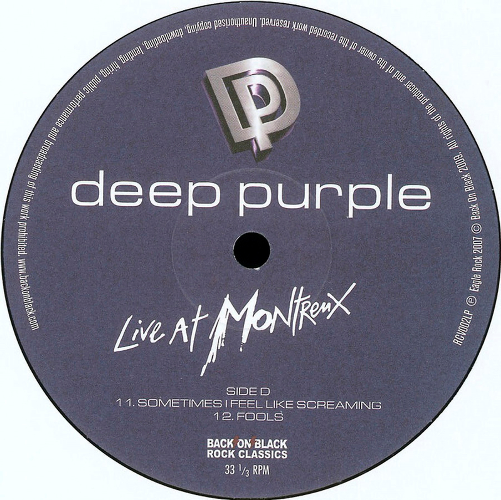 Deep Purple / Live At Montreux 1996 (Coloured Vinyl)(2LP)