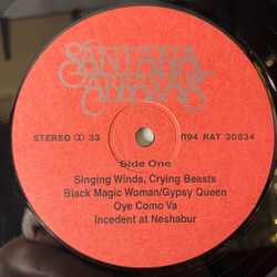 Винтажная виниловая пластинка LP Santana Abraxas (Россия 1994)