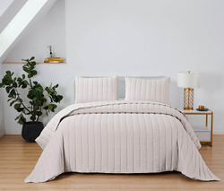 Покрывало 230х250 и 2 наволочки 50х70 Sofi De MarkO Микаэль Лиловый