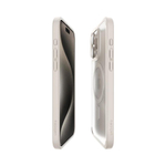 Прозрачный чехол MagSafe Spigen Ultra Hybrid (Mag Fit) для iPhone 15 Pro Max Тонкий гибридный поликарбонатный чехол с повышенным уровнем защиты при падении