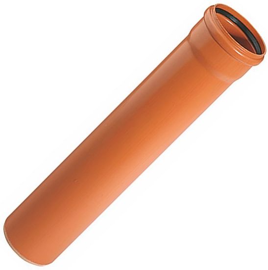 Труба Ostendorf KGEM 160х1000 мм наружная канализационная из ПВХ арт. 222010