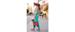 Балетки Crocs Retro Slingback Flat Ultraviolet / Fuchsia