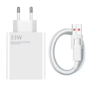 Адаптер питания для быстрой зарядки 33 Вт USB-C + USB-A