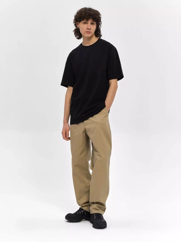 Брюки Чинос бежевые - фото 3